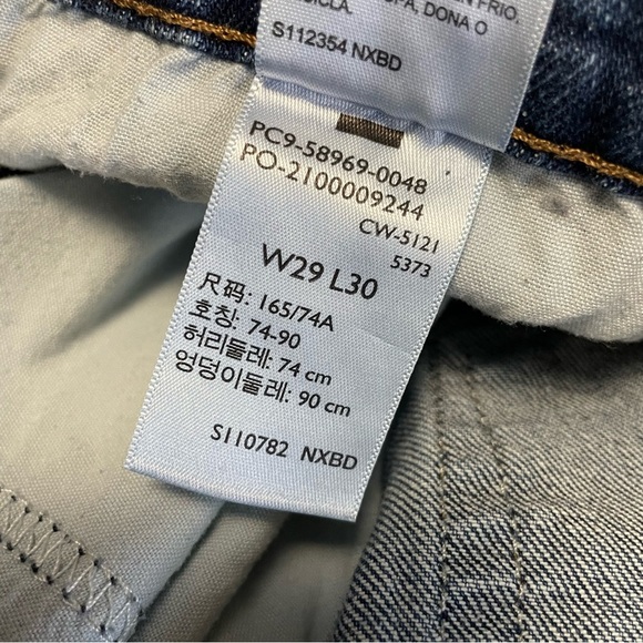 Levi Strauss Signature Denim Blue Jean Cut off Shorts Women’s 29 - Picture 10 of 11